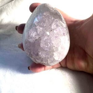 Amethyst Geode Crystal Egg